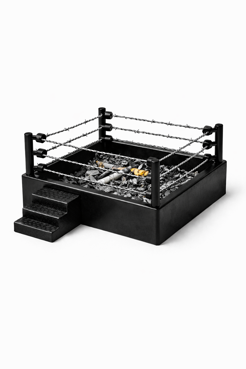 BARBED WIRE RING ASHTRAY